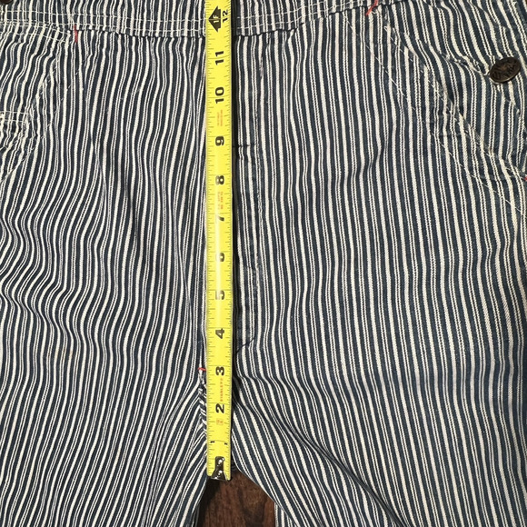 Big Mac Square Bak Overalls Hickory Striped Union Made USA Men Small Sanforized - Picture 12 of 16